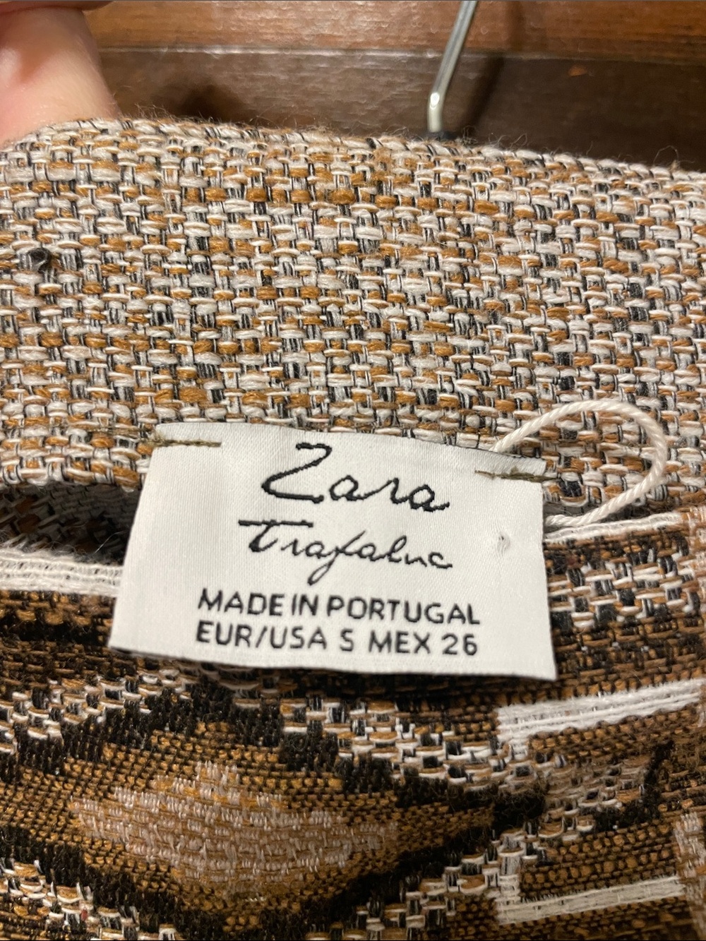 Zara Aztec Print Embroidered Mini Skirt - Picture 5 of 7